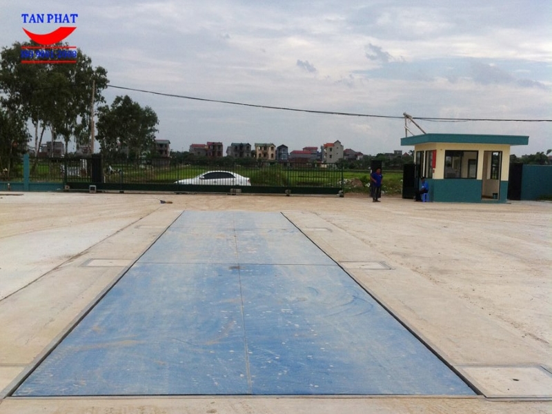 Cân ô tô điện tử - Cân ô tô lắp đặt chìm hoàn thành bàn giao tại Tiên Du, Bắc Ninh